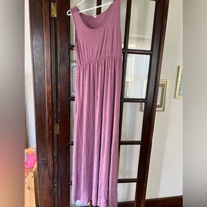 Pink Blush maternity maxi dress